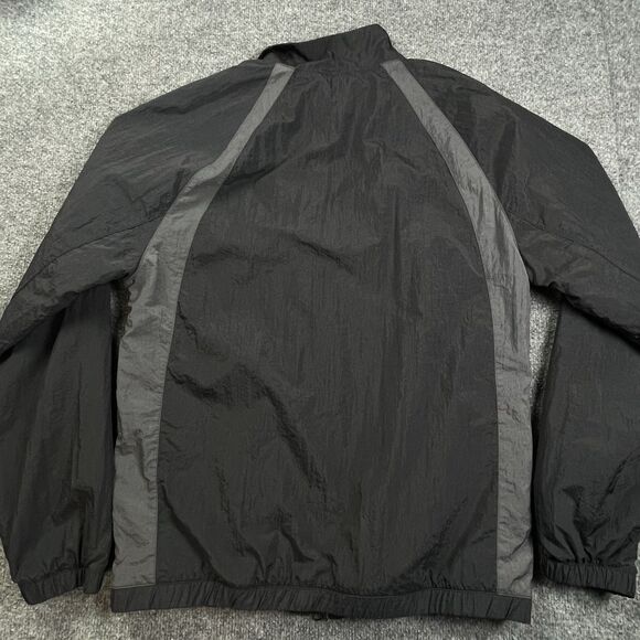 Nike Air Jordan Sport Jam Warm Up Jacket Mens Medium Black Grey Wind Breaker - Picture 9 of 11